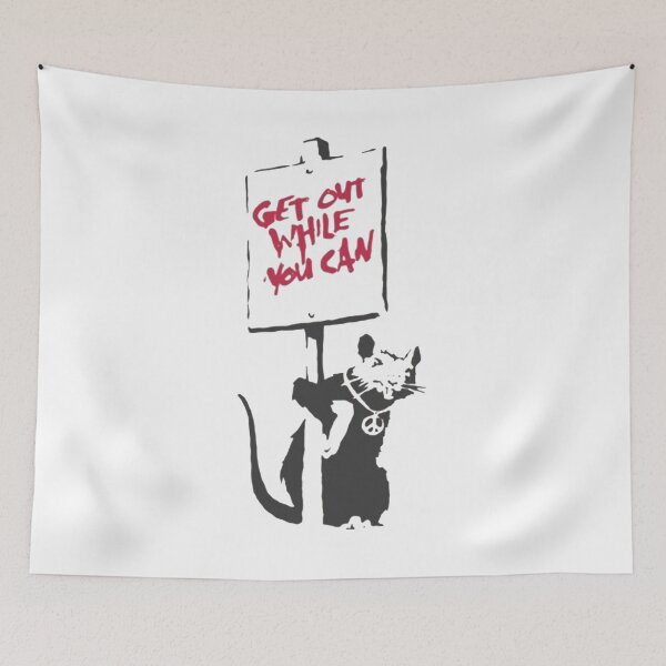Item preview, Banksy Art Rat designed and sold by MorgaAllen.