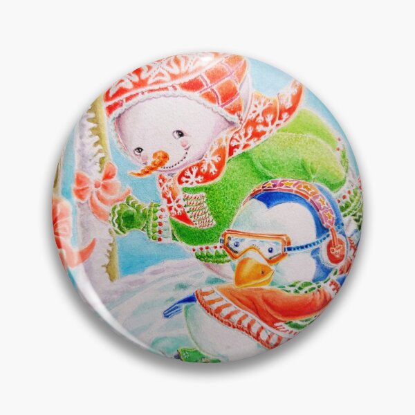 Item preview, Children's Christmas Dashing Through The Snow Sticker  designed and sold by DennisKing.