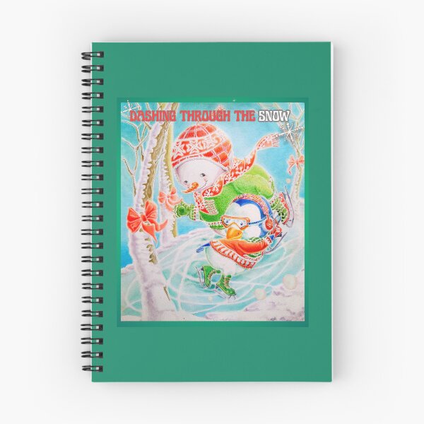 Item preview, Children's Christmas Dashing Through The Snow Sticker  designed and sold by DennisKing.