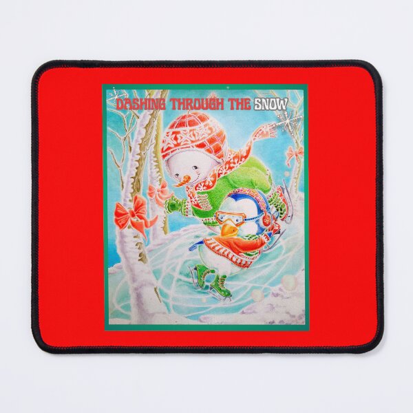 Item preview, Children's Christmas Dashing Through The Snow Sticker designed and sold by DennisKing.