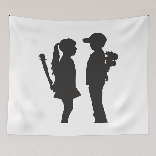 Item preview, Banksy- Boy and Girl gender stereotypes designed and sold by MorgaAllen.
