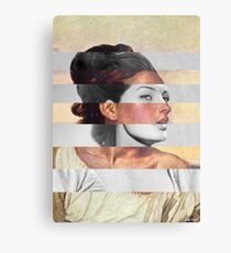 Delacroix's Orphan Girl at the Cemetery & Sophia Loren Metal Print