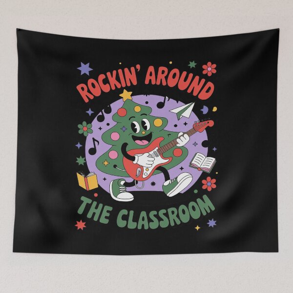 Item preview, Teacher Christmas  Rockin Around The Classroom designed and sold by DrewLeuschke.