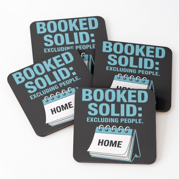 Item preview, Booked Solid Excluding People Introvert designed and sold by Ikwalima.