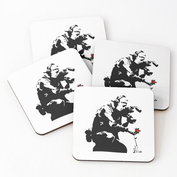Item preview, Banksy Flower Photographer designed and sold by MorgaAllen.