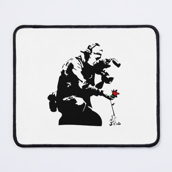 Item preview, Banksy Flower Photographer designed and sold by MorgaAllen.