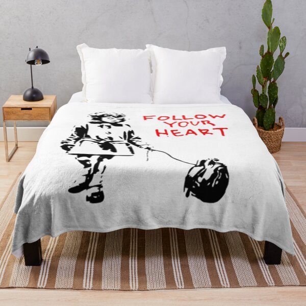 Item preview, Banksy Follow Your Heart designed and sold by MorgaAllen.