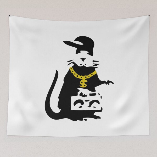 Item preview, Banksy Gangsta Rat designed and sold by MorgaAllen.