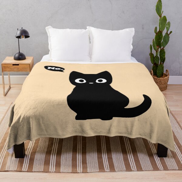 Item preview, Black Cat Say No designed and sold by kafferahelma.
