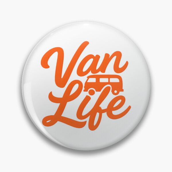 Item preview, Van Life — Retro Hand-Lettered Script with Vintage Van designed and sold by MisterHelmut.