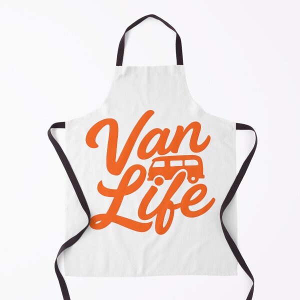 Item preview, Van Life — Retro Hand-Lettered Script with Vintage Van designed and sold by MisterHelmut.
