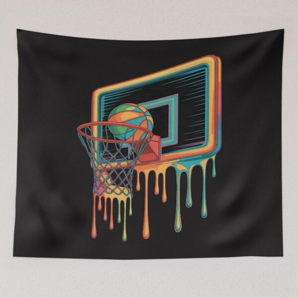 Item preview, Colorful Basketball Dripping Color Splash Hoop Net Drip designed and sold by Ikwalima.
