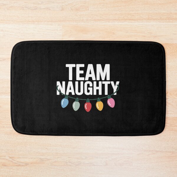 Item preview, Team Naughty Nice Funny Holiday Christmas Santa designed and sold by HaileyRobel.