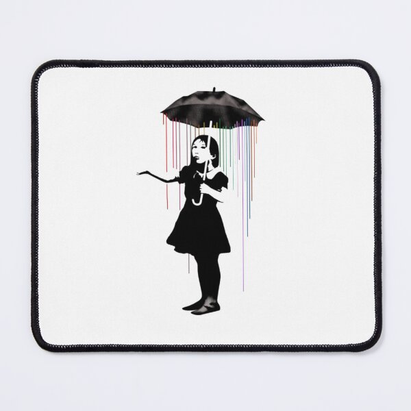 Item preview, Banksy Girl With Umbrella designed and sold by MorgaAllen.