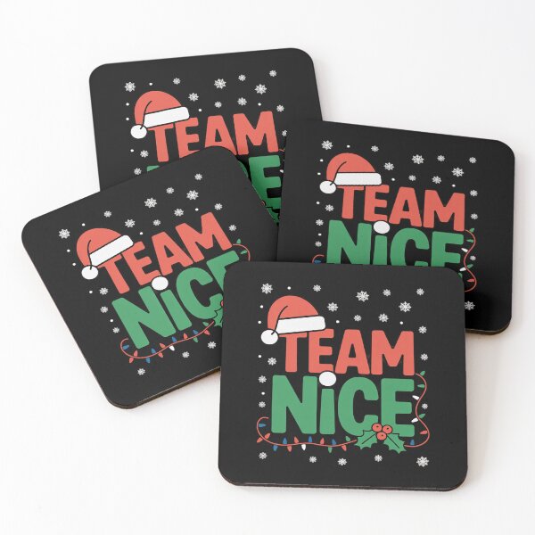 Item preview, Team Naughty Nice Santa Hat Funny Christmas Matching Couple designed and sold by DrewLeuschke.