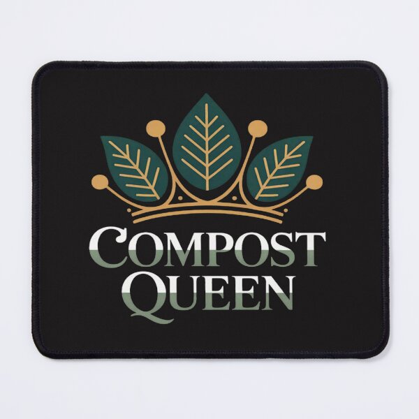 Item preview, Compost Queen King Crown Eco Friendly Print designed and sold by Ikwalima.