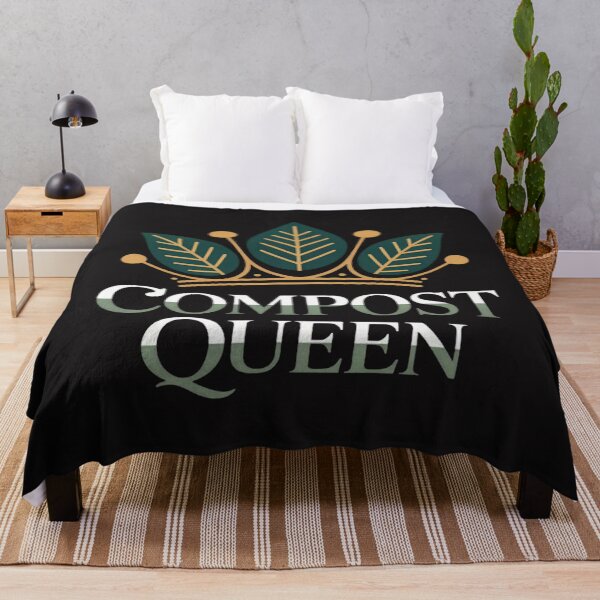 Item preview, Compost Queen King Crown Eco Friendly Print designed and sold by Ikwalima.