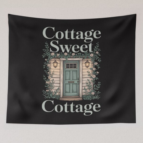 Aperçu de l'œuvre Art de porte de forêt de cottage doux cottage créée et vendue par Ikwalima.