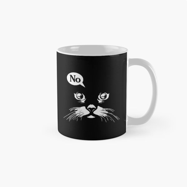 Item preview, Black Cat Say No designed and sold by kafferahelma.