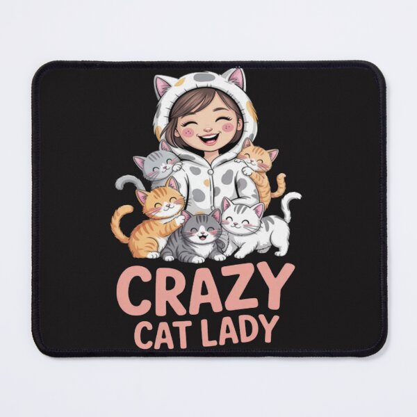 Item preview, Crazy Cat Lady Girl Surrounded By Cute Cats Mother designed and sold by Ikwalima.