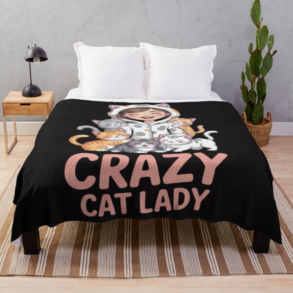 Item preview, Crazy Cat Lady Girl Surrounded By Cute Cats Mother designed and sold by Ikwalima.