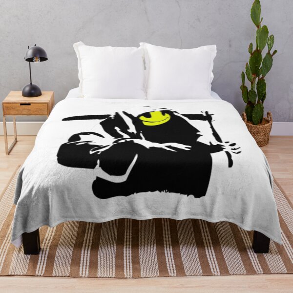 Item preview, Banksy Happy Smiling Grim Reaper! designed and sold by MorgaAllen.