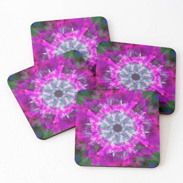 Item preview, Fuchsia Radiance Bloom – Pink and White Abstract Floral Energy designed and sold by JWJ Photographs.