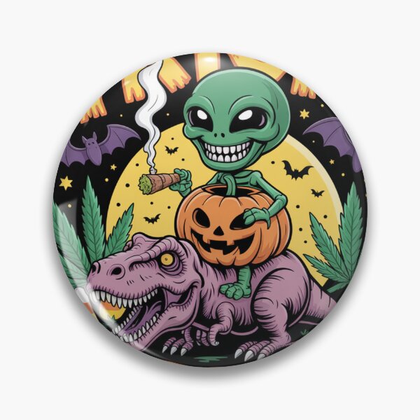 Item preview, Trick or Trees Alien Halloween T-Shirt designed and sold by YRDigitalArt.