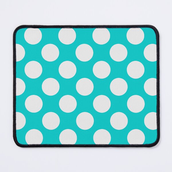 Item preview, White Large Polka dots on Dark Turquoise designed and sold by POLKAIWERX.
