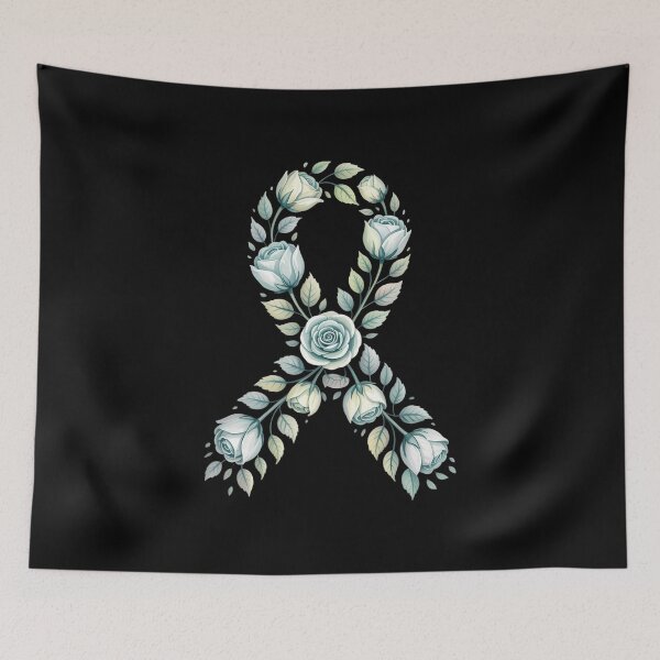 Item preview, Cancer Survivor Gift Teal Ribbon Ovarian Cancer Awareness designed and sold by VENOM0RIOT.