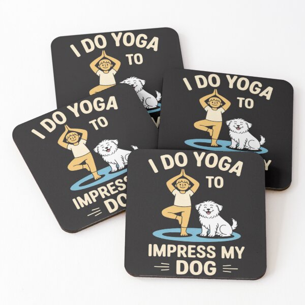 Item preview, Dog Lover Yoga novelty I Do Yoga To Impress My Dog designed and sold by Ikwalima.