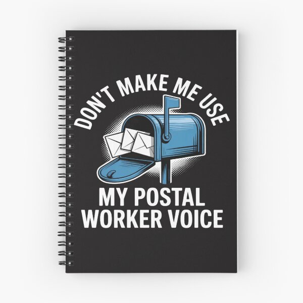 Item preview, Don't Make Me Use My Postal Worker Voice Funny Mail Carrier designed and sold by Ikwalima.