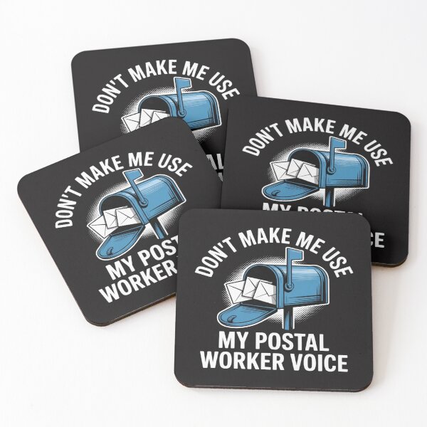 Item preview, Don't Make Me Use My Postal Worker Voice Funny Mail Carrier designed and sold by Ikwalima.