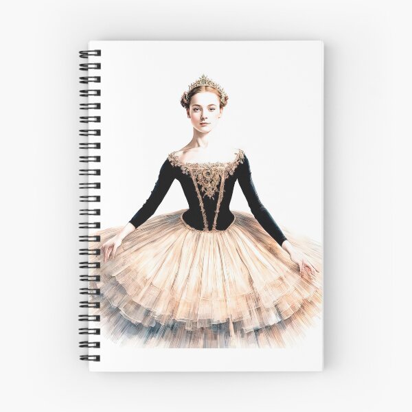 Item preview, Portrait of a Ballerina in Romantic Tutu and Crown designed and sold by LanaGustavsson.