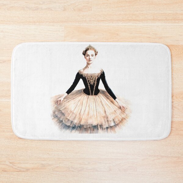 Item preview, Portrait of a Ballerina in Romantic Tutu and Crown designed and sold by LanaGustavsson.
