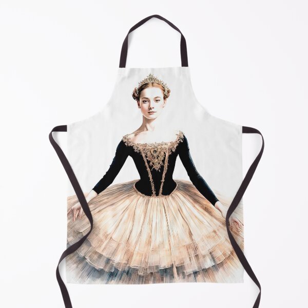 Item preview, Portrait of a Ballerina in Romantic Tutu and Crown designed and sold by LanaGustavsson.