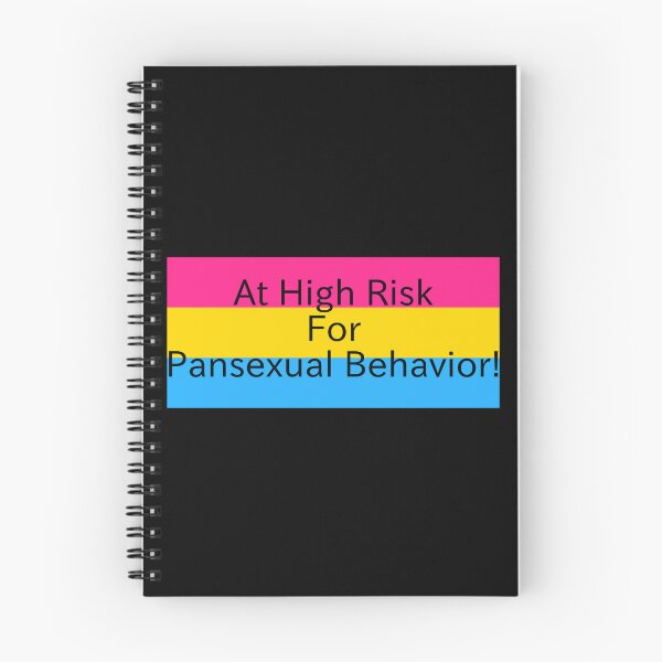 Item preview, Pan Flag "At High Risk For Pansexual Behavior" designed and sold by King-Kreations.