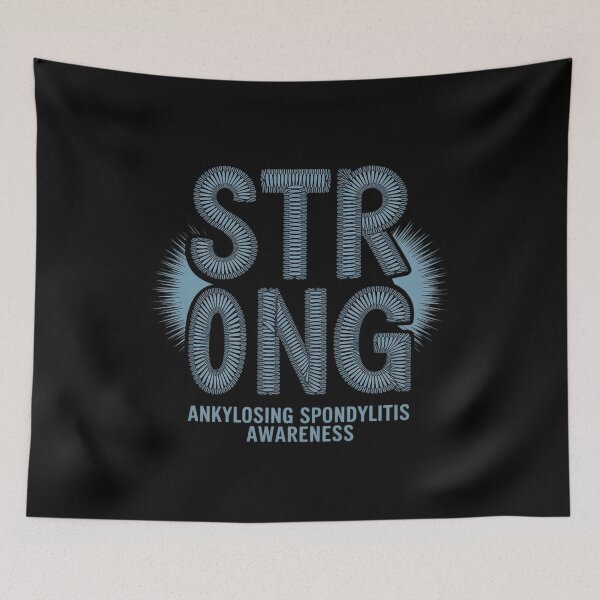 Item preview, Strong Ankylosing Spondylitis Awareness Warrior Christian designed and sold by HaileyRobel.