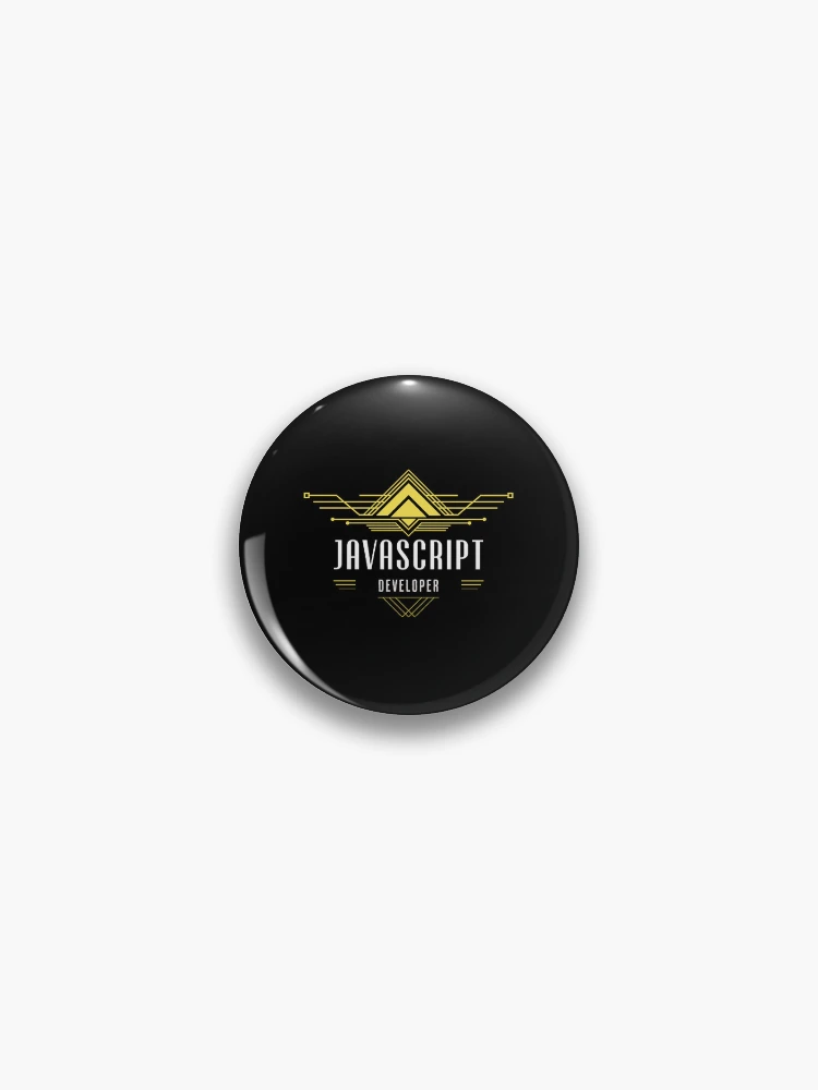 Thumbnail 1 of 3, Pin, JavaScript Developer Code Artisan designed and sold by Arcanvus Studios.
