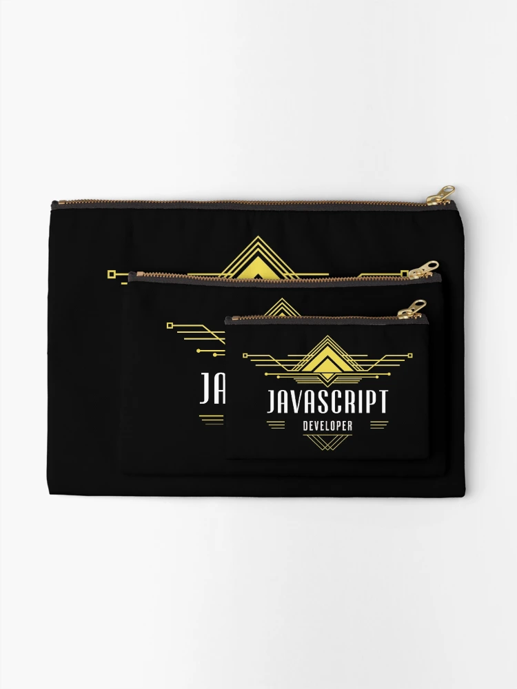Thumbnail 2 of 4, Zipper Pouch, JavaScript Developer Code Artisan designed and sold by Arcanvus Studios.