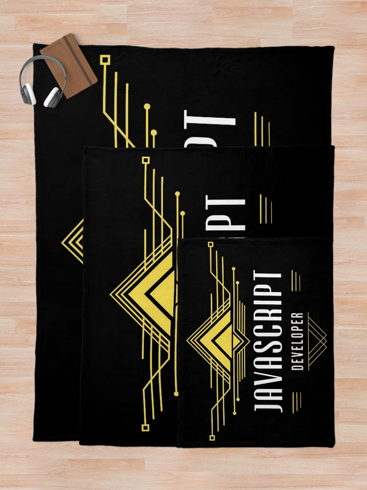 Thumbnail 5 of 6, Throw Blanket, JavaScript Developer Code Artisan designed and sold by Arcanvus Studios.