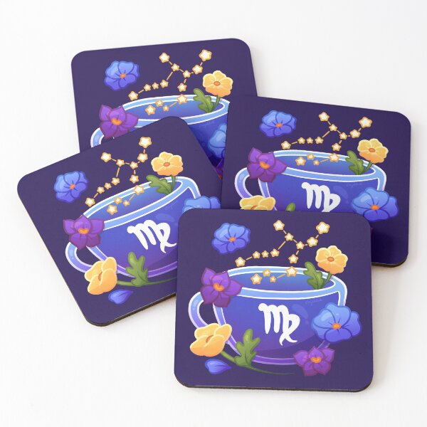 Item preview, Simplified Virgo Zodiac Teacup designed and sold by heysoleilart.