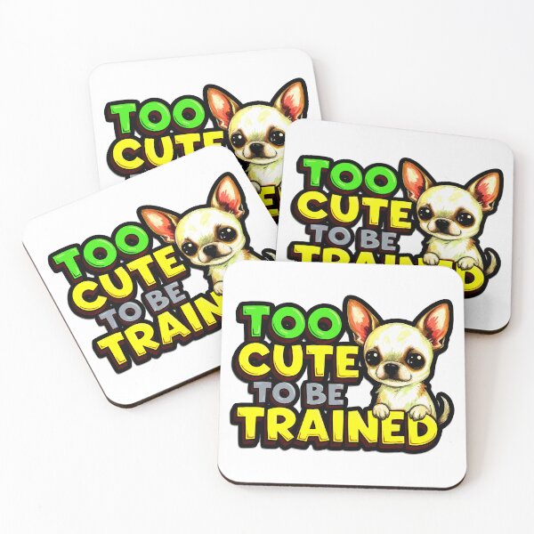 Item preview, Too Cute to Be Obedient: A Daily Dog Life Motto designed and sold by Tong4130.