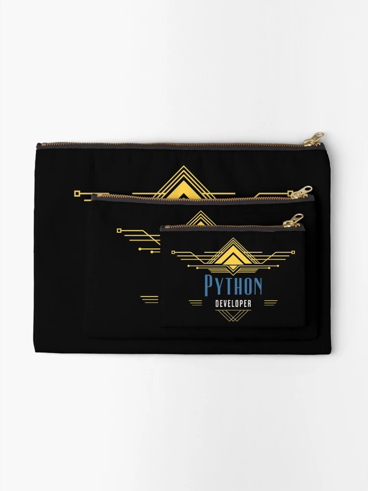 Thumbnail 2 of 4, Zipper Pouch, Python Developer Code Artisan designed and sold by Arc Designs C and M.