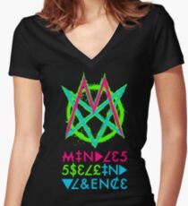 Mindless Self Indulgence Women's Fitted V-Neck T-Shirt