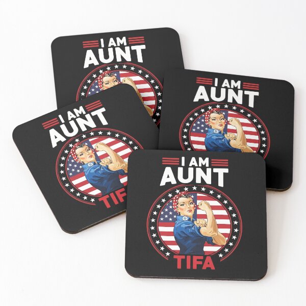 Item preview, Strong Aunt Tifa Rosie the Riveter Patriotic designed and sold by VividDripCo.