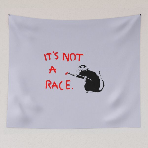 Item preview, Banksy Its Not a Rat Race designed and sold by CollinsBrisa.