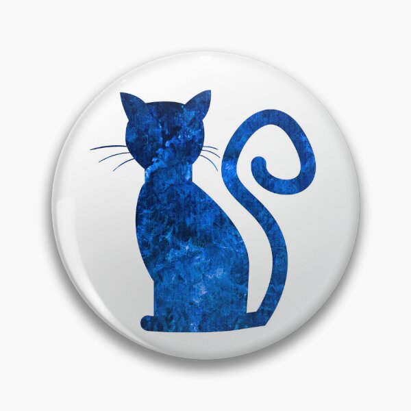 Item preview, Dark Blue Glitchy Kitty designed and sold by SCArtAndGames.