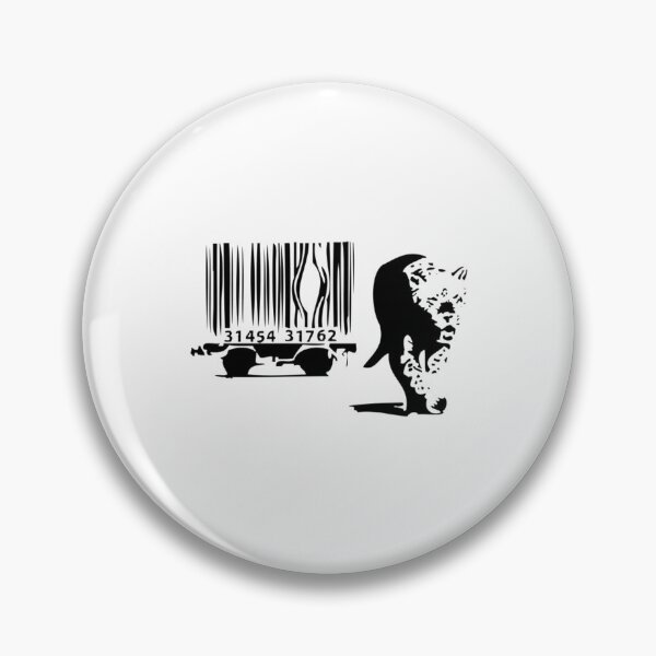 Item preview, Banksy Print Tiger Barcode designed and sold by CollinsBrisa.