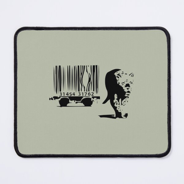 Item preview, Banksy Print Tiger Barcode designed and sold by CollinsBrisa.
